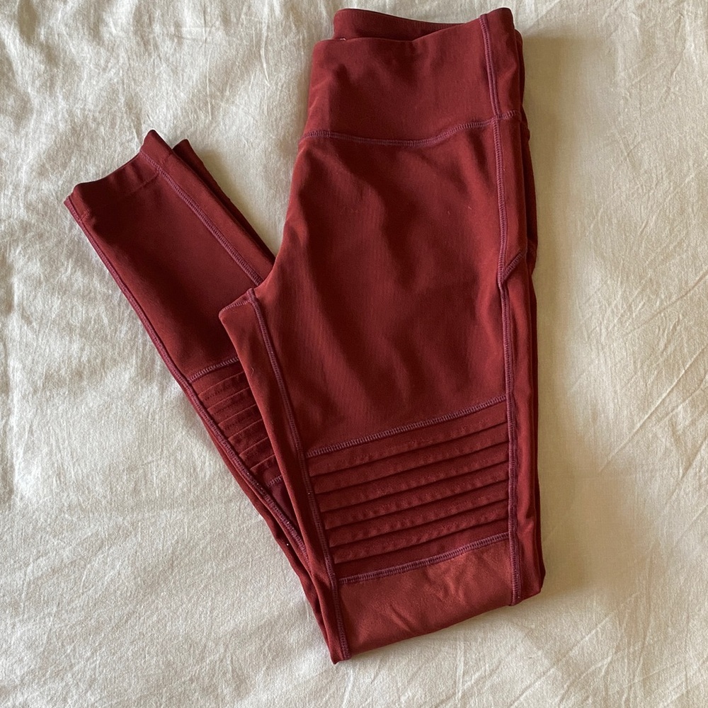 Mondetta Burgundy moto Leggings